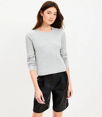 Petite Cable Sweater