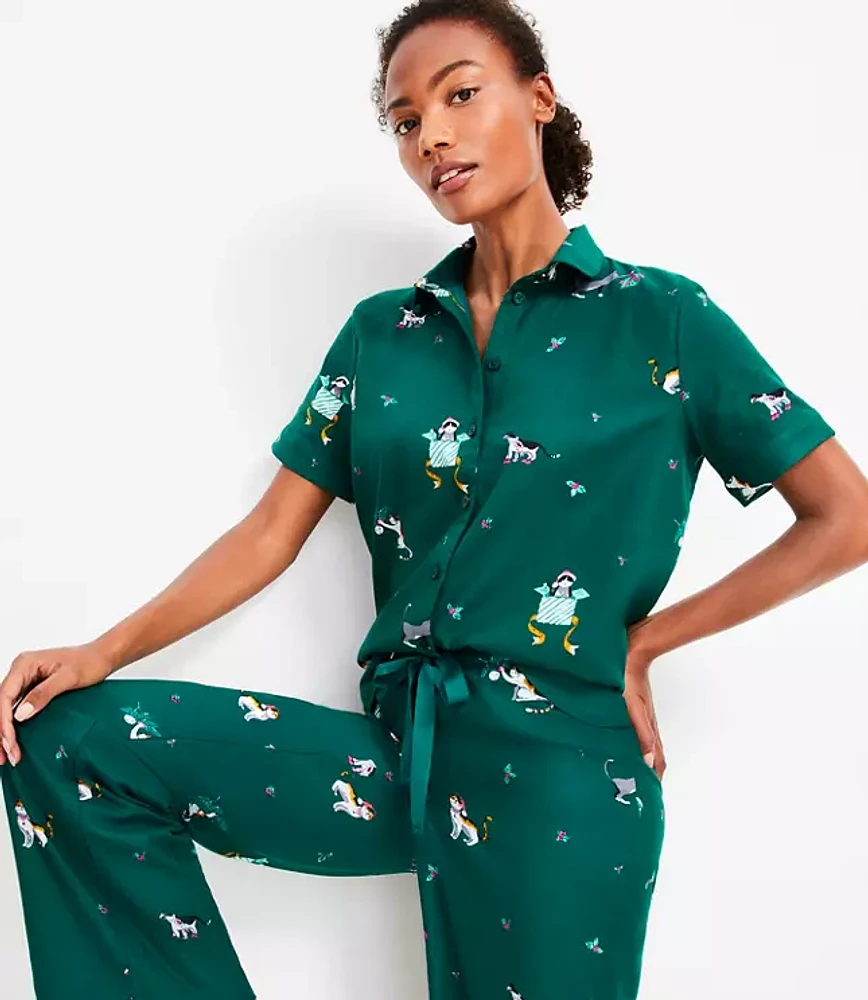 Holiday Cat Pajama Set