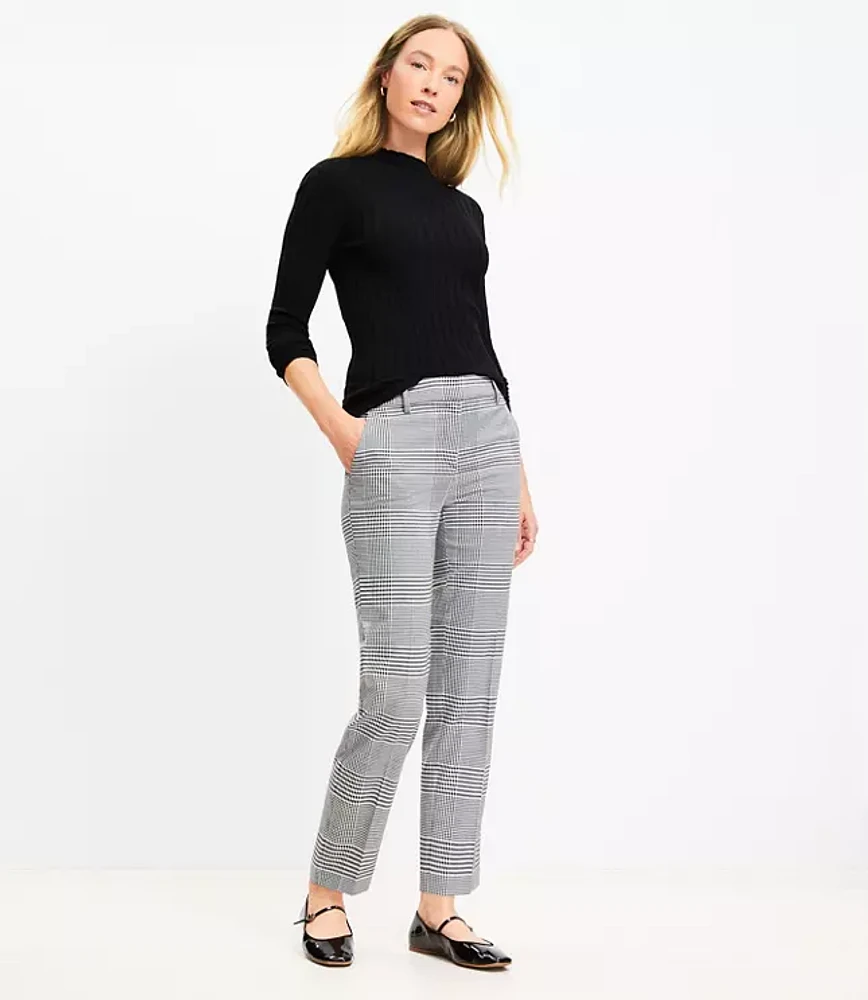 Petite Riviera Slim Pants Houndstooth