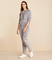 Lou & Grey Ribbed Velour Joggers