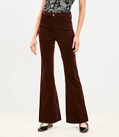 Slim Flare Pants Corduroy