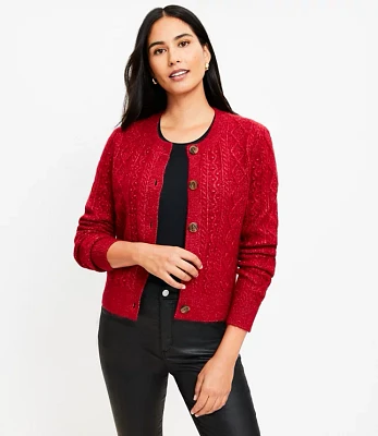 Bobble Cable Cardigan