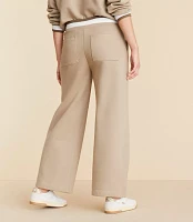 Lou & Grey Fleece Wide Leg Crop Pants