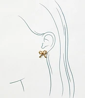 Metal Bow Earrings