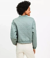 Quilted Bomber Jacket