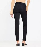 Petite High Rise Skinny Jeans Black