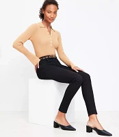 Petite High Rise Skinny Jeans Black