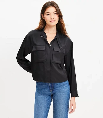 D-Ring Collared Utility Shirt