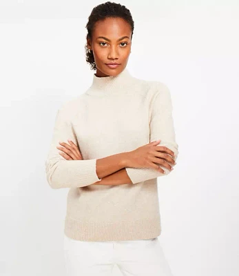 Mock Neck Tunic Sweater