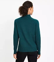 Mock Neck Tunic Sweater