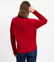 Petite Modern Cable Sweater