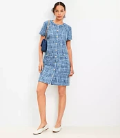 Tweed Mini Pocket Dress