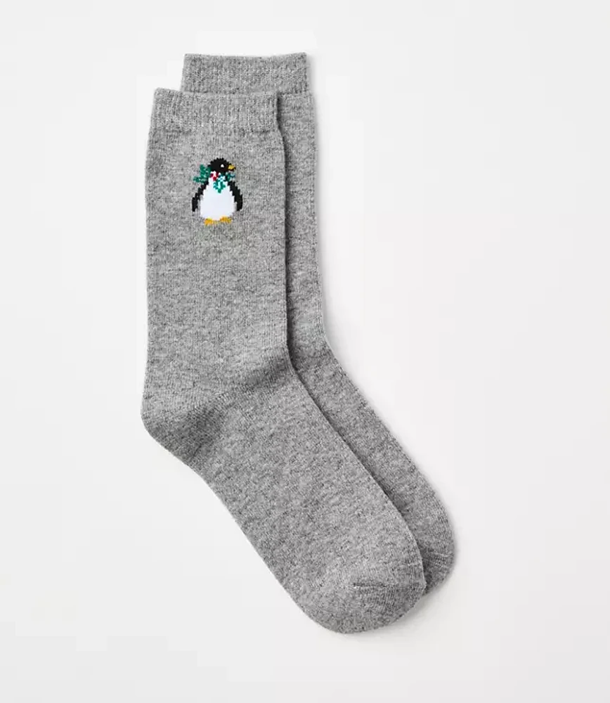 Penguin Cozy Crew Socks