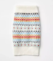 Fair Isle Dog Sweater