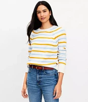 Striped Modern Ribtrim Sweater