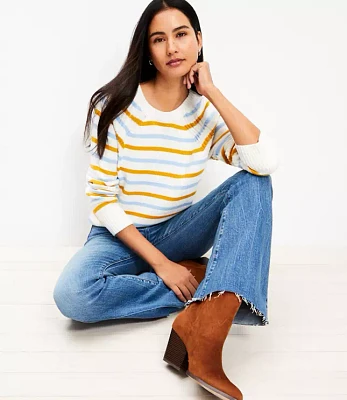 Striped Modern Ribtrim Sweater