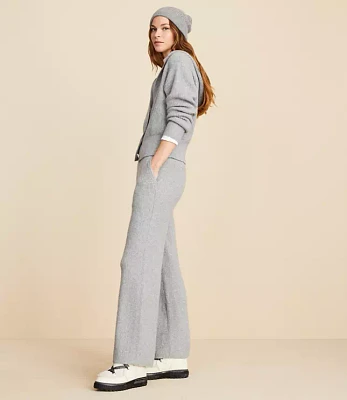 Petite Lou & Grey Ribbed Wide Leg Pants