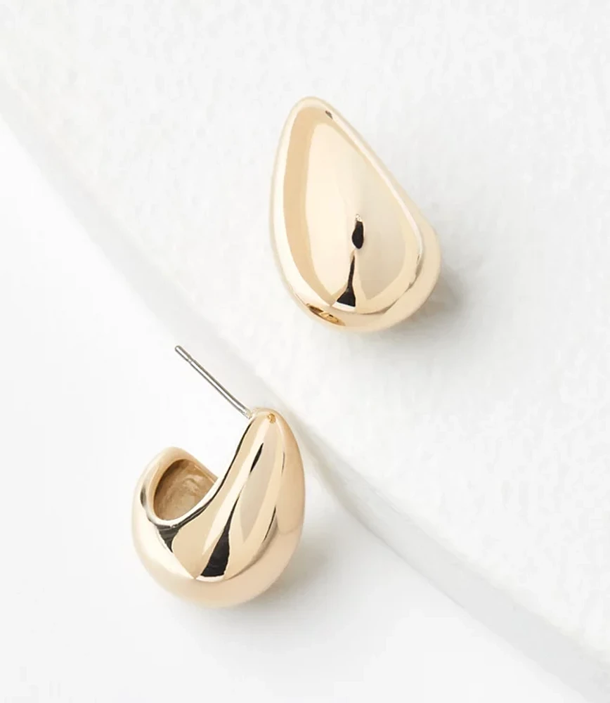 Modern Teardrop Stud Earrings