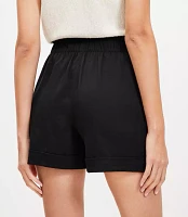 Cuffed Utility Shorts Twill