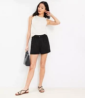 Cuffed Utility Shorts Twill