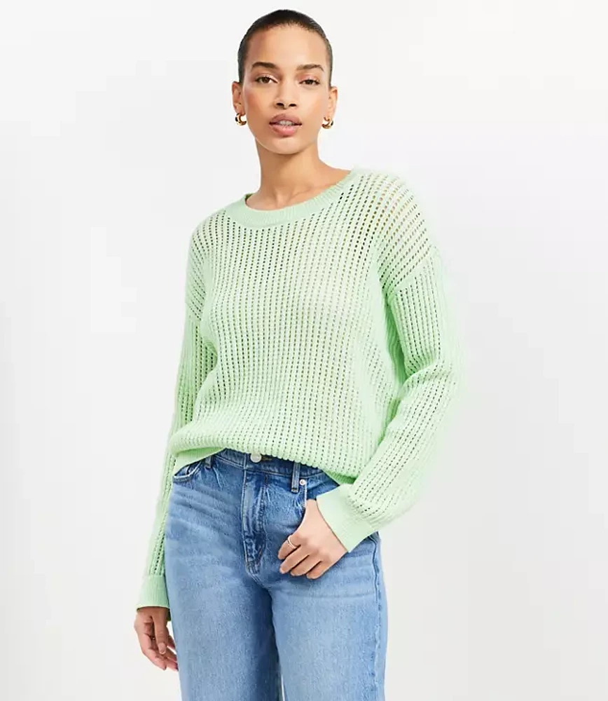 Open Stitched Sweater