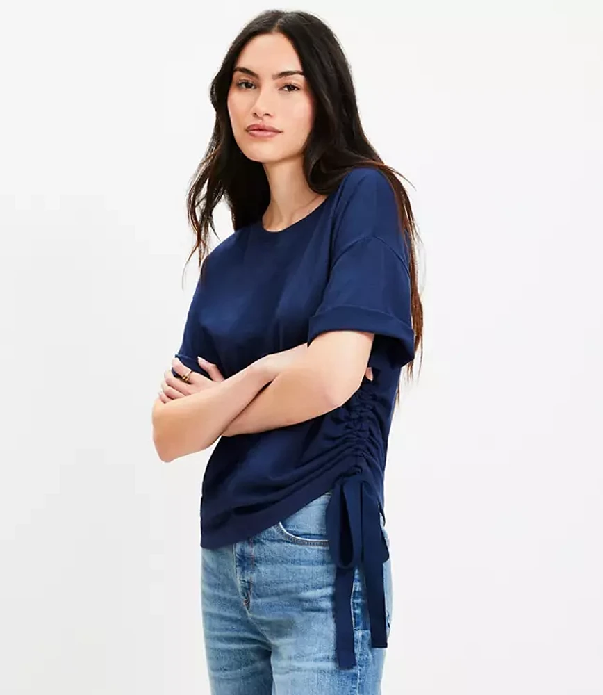 Side Tie Modern Tee