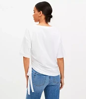 Side Tie Modern Tee