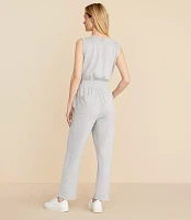 Lou & Grey Heathered Scubasoft Tank Jumpsuit