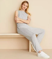 Lou & Grey Heathered Scubasoft Tank Jumpsuit