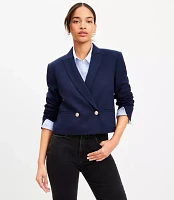 Petite Modern Double Breasted Blazer