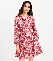 Tall Night Bloom Belted Mini Pocket Dress