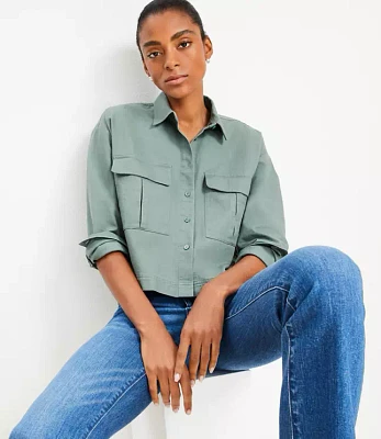 Wide Sleeve Modern Utility Shirt