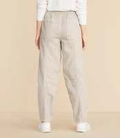Petite Lou & Grey Barrel Utility Pants