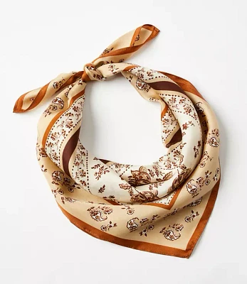 Floral Paisley Square Scarf