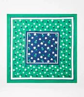 St. Patrick's Day Square Silk Scarf