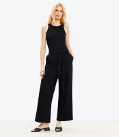 Perfect Ribbed Mixed Media Jumpsuit