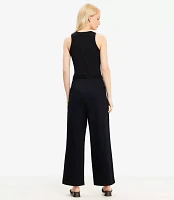 Perfect Ribbed Mixed Media Jumpsuit