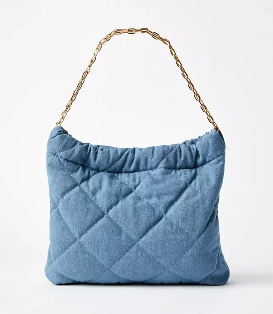 Quilted Hobo Bag