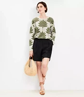 Palm Wide Sleeve Boatneck Sweater