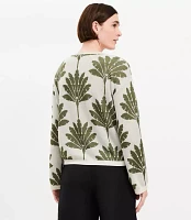 Palm Wide Sleeve Boatneck Sweater