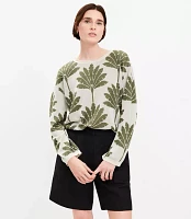 Palm Wide Sleeve Boatneck Sweater