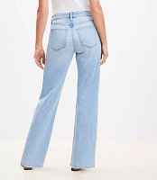 Petite Mid Rise Relaxed Straight Jeans Wash