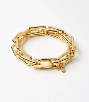 Refined Chain Link Stretch Bracelet