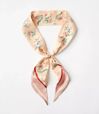 Floral Skinny Scarf