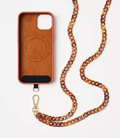 Tortoiseshell Print Phone Lanyard