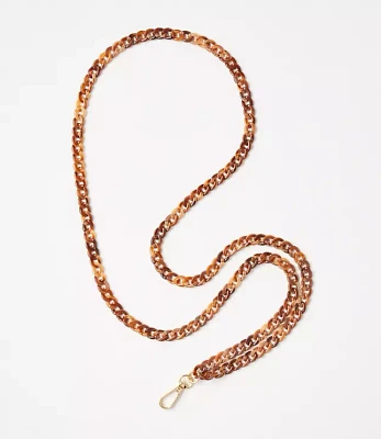 Tortoiseshell Print Phone Lanyard