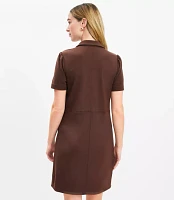 Petite Ponte Mini Pocket Dress