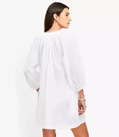 LOFT Beach Tie Neck Pocket Swimsuit Coverup