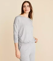 Lou & Grey Heathered Signaturesoft Side Tie Top