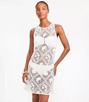 LOFT Beach Seaside Crochet Swimsuit Coverup